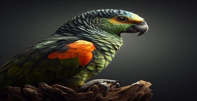 Orange winged Amazon